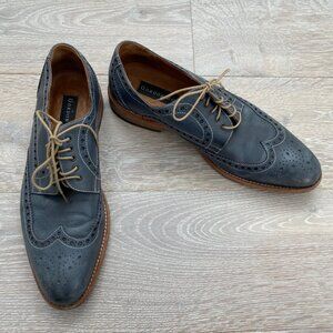 GORDON RUSH MEN'S LUXURY OXFORD BROGUES STYLE LACEUP SHOES SIZE 10.5